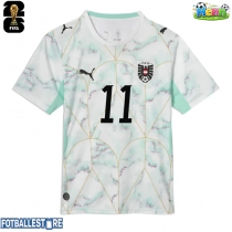 Østerrike Michael Gregoritsch #11 Bortedrakt VM 2026 Kortermet